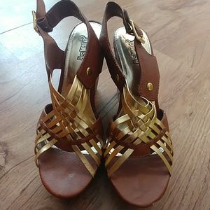 Brash 4" wedge heels